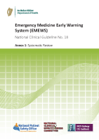 EMEWS National Clinical Guideline No 18 Annex 1 Systematic Review  front page preview
              